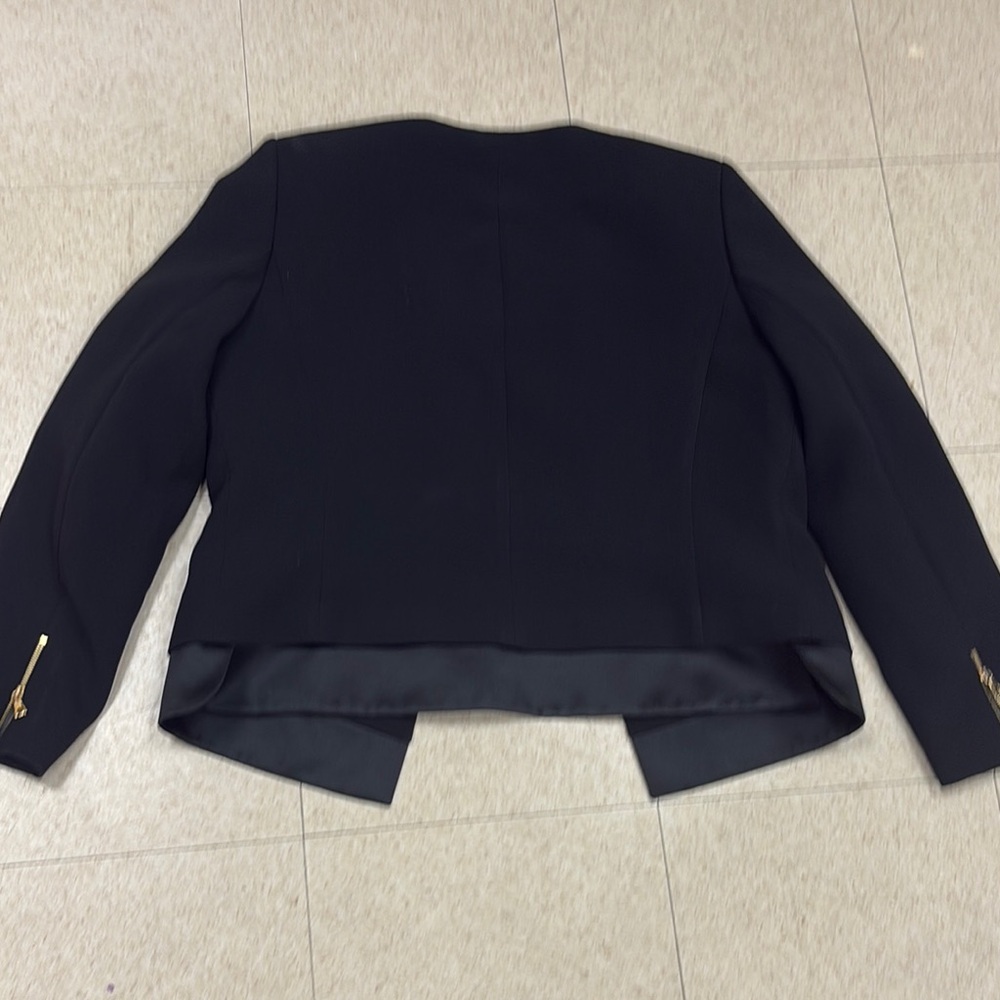 Black Blazer with Gold Accents - Picture 10 of 13